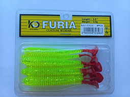 Виброхвост KYODA FURIA FA3,5, размер 8,9 см, цвет S182 (8 штук)